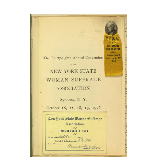 1906 NYSWSA Conference Program