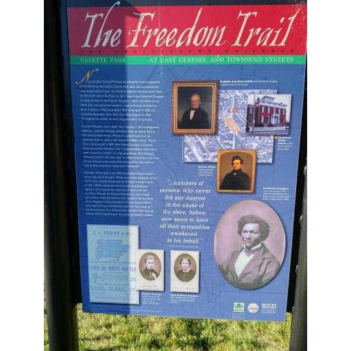 Freedom Trail marker
