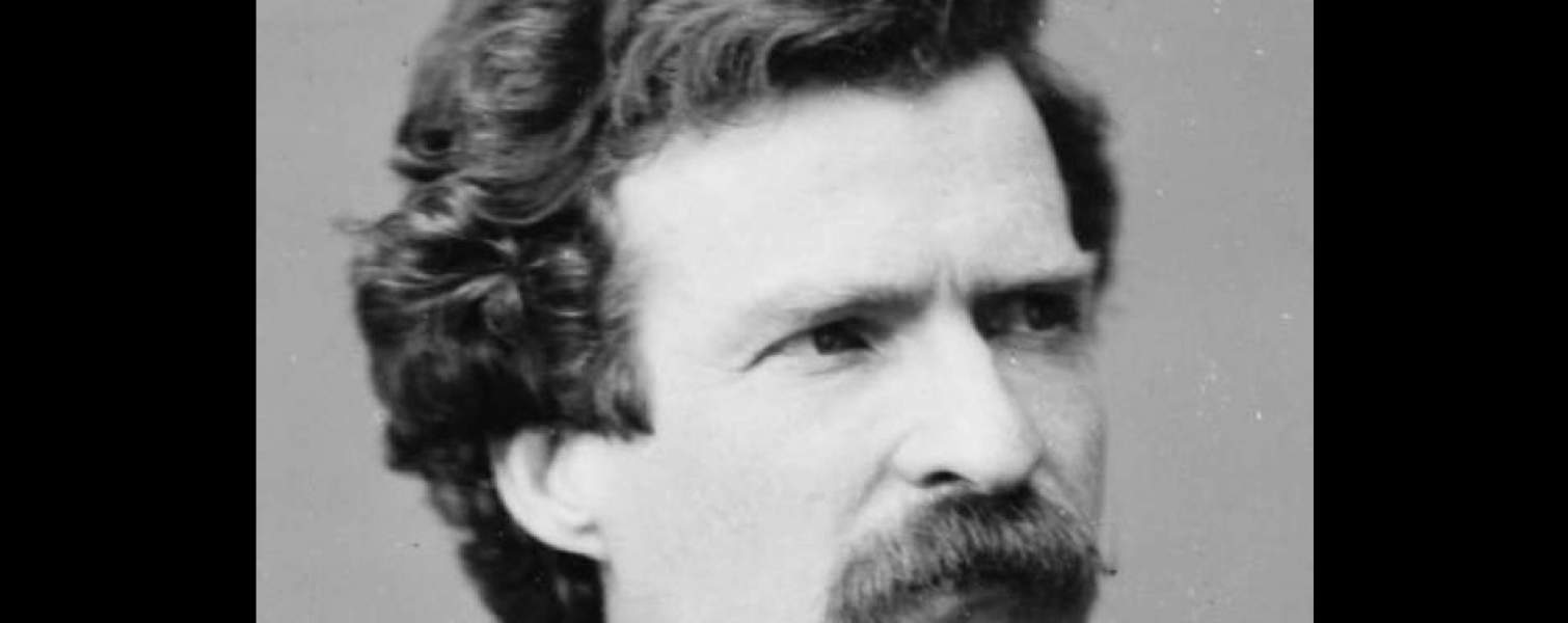 Mark Twain Gives "The American Vandal" Lecture in Elmira