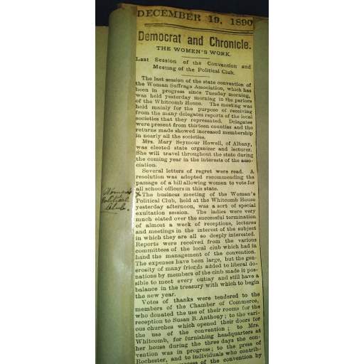1890 Convention News Story