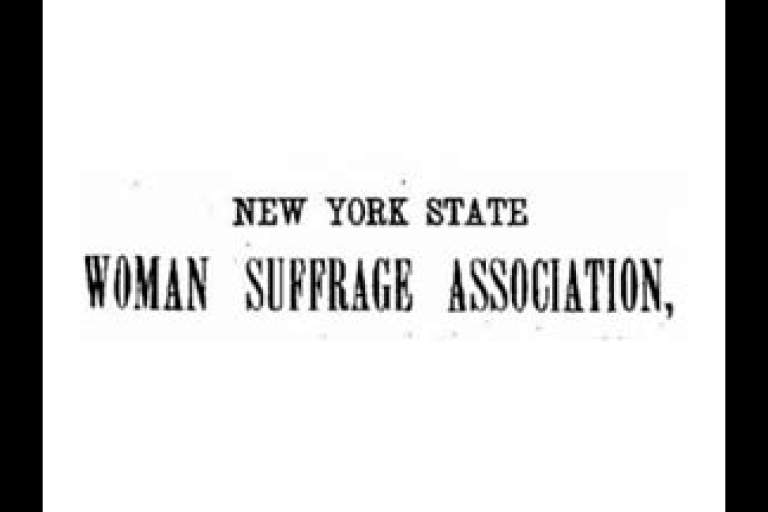 Twenty-Ninth NY State Suffrage Convention